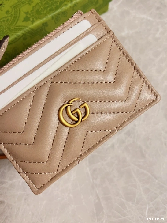 First bag ru Marmont Gucci keychain wallet GG 0814